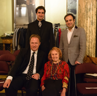 Balazs Fulei, Bela Horvath, Ambassador Ferrenc Kumin of Hungary and Charlotte White